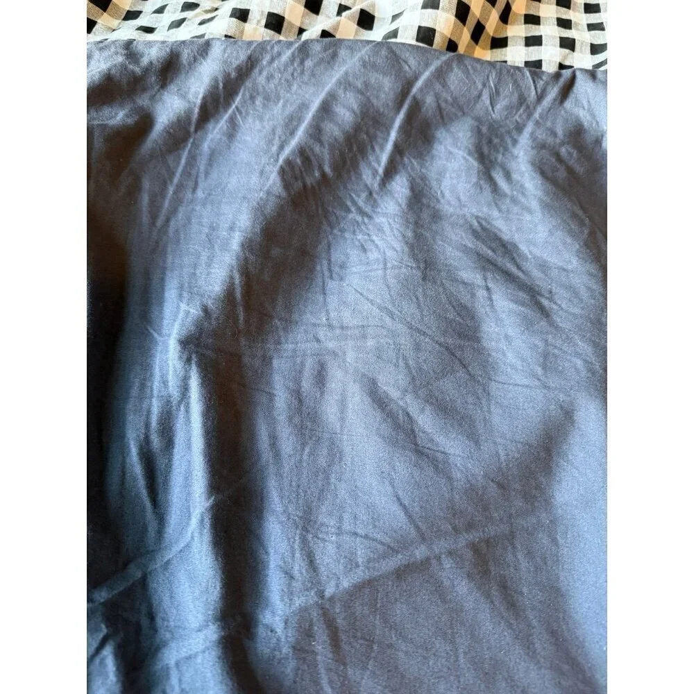 100% cotton Standard (2) blue pillow cases